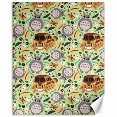 My Neighbor Totoro Pattern Canvas 16  X 20 