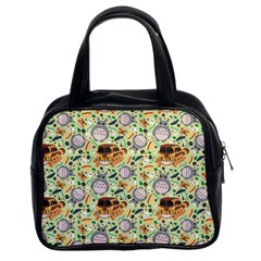 My Neighbor Totoro Pattern Classic Handbag (two Sides)