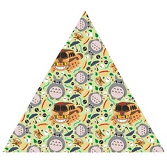 My Neighbor Totoro Pattern Wooden Puzzle Triangle