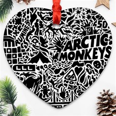 Arctic Monkeys Ornament (heart)