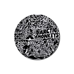 Arctic Monkeys Rubber Round Coaster (4 Pack)