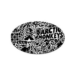 Arctic Monkeys Sticker (oval) by Jancukart