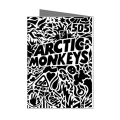 Arctic Monkeys Mini Greeting Cards (pkg Of 8) by Jancukart