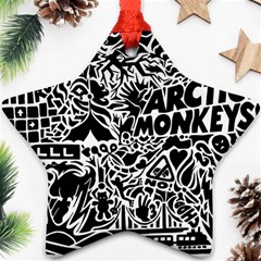 Arctic Monkeys Star Ornament (two Sides)