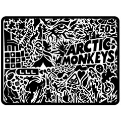 Arctic Monkeys One Side Fleece Blanket (large) by Jancukart