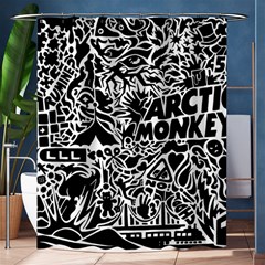 Arctic Monkeys Shower Curtain 60  X 72  (medium) 