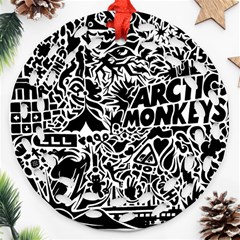 Arctic Monkeys Ornament (round Filigree)