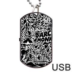 Arctic Monkeys Dog Tag Usb Flash (two Sides)