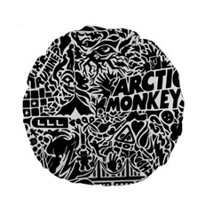 Arctic Monkeys Standard 15  Premium Round Cushions by Jancukart