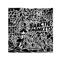 Arctic Monkeys Square Satin Scarf (30  X 30 ) by Jancukart