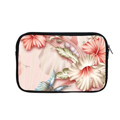 Glory Floral Exotic Butterfly Exquisite Fancy Pink Flowers Apple Macbook Pro 13  Zipper Case by Jancukart