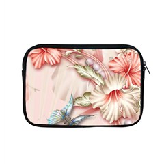 Glory Floral Exotic Butterfly Exquisite Fancy Pink Flowers Apple Macbook Pro 15  Zipper Case by Jancukart