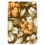 White And Yellow Floral Lilies Background Surface Removable Flap Cover (L) Front