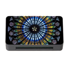 Mandala Floral Wallpaper Rose Window Strasbourg Cathedral France Memory Card Reader With Cf by Jancukart