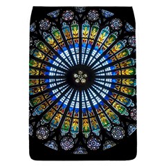 Mandala Floral Wallpaper Rose Window Strasbourg Cathedral France Removable Flap Cover (s) by Jancukart