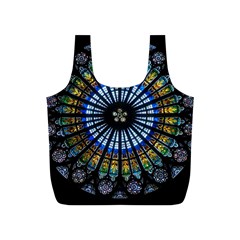 Mandala Floral Wallpaper Rose Window Strasbourg Cathedral France Full Print Recycle Bag (s)