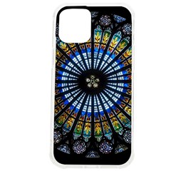 Mandala Floral Wallpaper Rose Window Strasbourg Cathedral France Iphone 12 Pro Max Tpu Uv Print Case by Jancukart