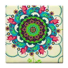 Artistic Pattern Mandala Tile Coaster