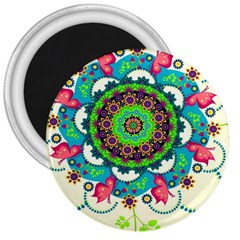 Artistic Pattern Mandala 3  Magnets