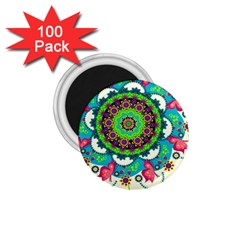 Artistic Pattern Mandala 1 75  Magnets (100 Pack) 