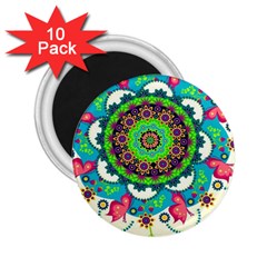 Artistic Pattern Mandala 2 25  Magnets (10 Pack) 