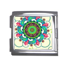 Artistic Pattern Mandala Mega Link Italian Charm (18mm)