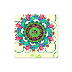 Artistic Pattern Mandala Square Magnet