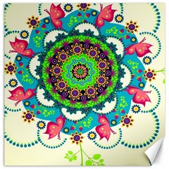 Artistic Pattern Mandala Canvas 12  X 12 