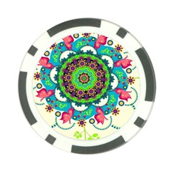 Artistic Pattern Mandala Poker Chip Card Guard by Jancukart