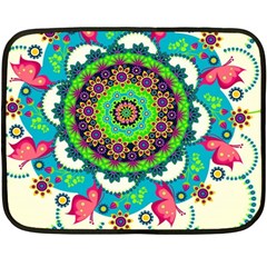 Artistic Pattern Mandala Fleece Blanket (mini)