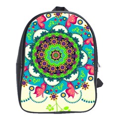 Artistic Pattern Mandala School Bag (large)