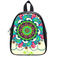 Artistic Pattern Mandala School Bag (small)