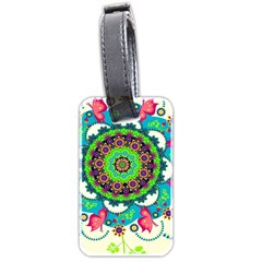 Artistic Pattern Mandala Luggage Tag (two Sides)