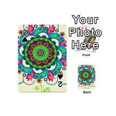 Artistic Pattern Mandala Playing Cards 54 Designs (mini) by Jancukart