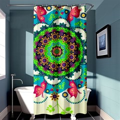 Artistic Pattern Mandala Shower Curtain 36  X 72  (stall) 