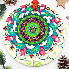 Artistic Pattern Mandala Ornament (round Filigree)