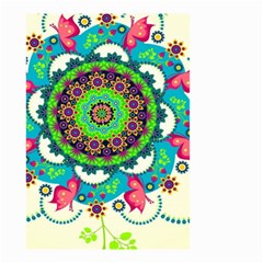 Artistic Pattern Mandala Small Garden Flag (two Sides)