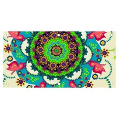 Artistic Pattern Mandala Banner And Sign 6  X 3 