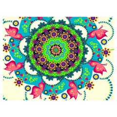 Artistic Pattern Mandala Premium Plush Fleece Blanket (extra Small)