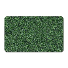 Leafy Elegance Botanical Pattern Magnet (rectangular) by dflcprintsclothing