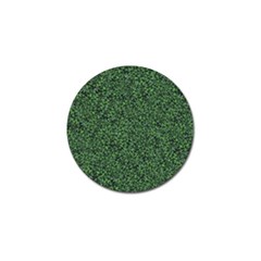 Leafy Elegance Botanical Pattern Golf Ball Marker by dflcprintsclothing