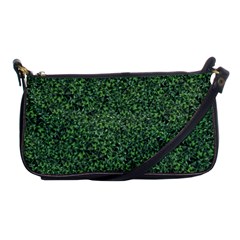 Leafy Elegance Botanical Pattern Shoulder Clutch Bag by dflcprintsclothing