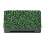 Leafy Elegance Botanical Pattern Memory Card Reader with CF Front