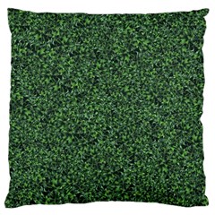 Leafy Elegance Botanical Pattern Large Cushion Case (two Sides) by dflcprintsclothing