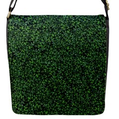 Leafy Elegance Botanical Pattern Flap Closure Messenger Bag (s) by dflcprintsclothing