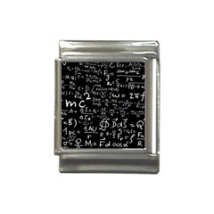 E=mc2 Text Science Albert Einstein Formula Mathematics Physics Italian Charm (13mm) by Jancukart