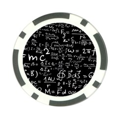 E=mc2 Text Science Albert Einstein Formula Mathematics Physics Poker Chip Card Guard (10 Pack) by Jancukart