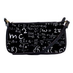 E=mc2 Text Science Albert Einstein Formula Mathematics Physics Shoulder Clutch Bag