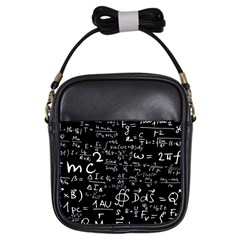 E=mc2 Text Science Albert Einstein Formula Mathematics Physics Girls Sling Bag