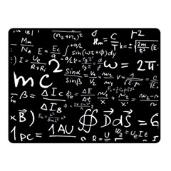 E=mc2 Text Science Albert Einstein Formula Mathematics Physics One Side Fleece Blanket (small) by Jancukart